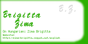 brigitta zima business card